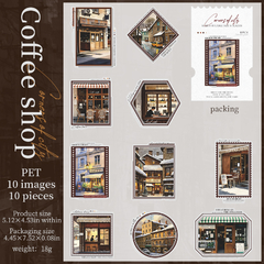 Corner of The City - Stickers PET - Washis by Ruthy