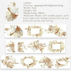 Florentia Foil - Bucle 100 cm - PET - The Washi Tape Shop - tienda online
