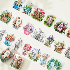 Forest Houses - Bucle 100 cm - Washi/PET - TWTS