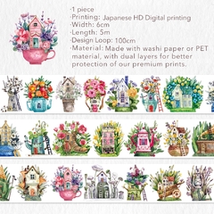Imagen de Forest Houses - Bucle 100 cm - Washi/PET - TWTS