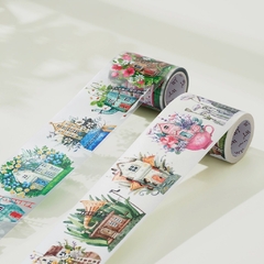 Forest Houses - Bucle 100 cm - Washi/PET - TWTS - Washis by Ruthy