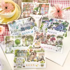 Jardin Watercolor Girls Collection - Stickers Transfer - comprar online