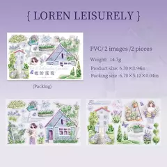 Imagen de Jardin Watercolor Girls Collection - Stickers Transfer