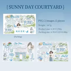 Jardin Watercolor Girls Collection - Stickers Transfer - comprar online