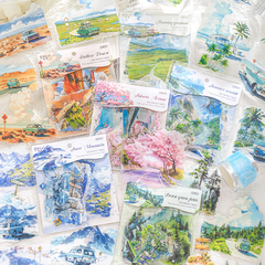 Journey To The Trail Vintage - Stickers PET en internet