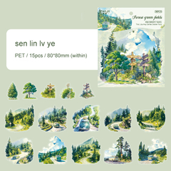 Journey To The Trail Vintage - Stickers PET