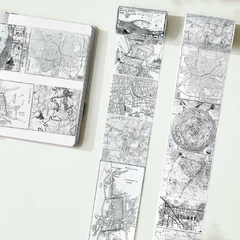 Map Quest - Bucle 100 cm - PET - The Washi Tape Shop - comprar online