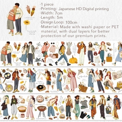 Moment in time - Bucle 100 cm - Washi/PET - The Washi Tape Shop - comprar online