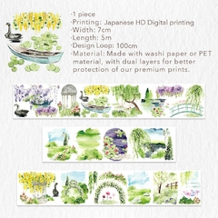 Monet's Garden - Bucle 100 CM - PET - The Washi Tape Shop en internet