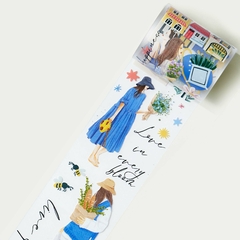 Morocco's Blue - Bucle 100 CM - PET - The Washi Tape Shop en internet