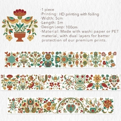 Mosaic Radian - Bucle 100 cm - Washi/PET - The Washi Tape Shop en internet
