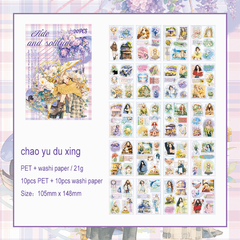 Libro de Stickers - Orchids Covering The Ground