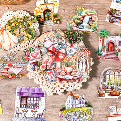 Encounter in A Small Town - Stickers PET - Washis by Ruthy
