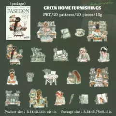 Stickers PET Chicas - Fashion Planners Daily