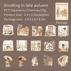 Imagen de Romantic Life - Stickers Chicas, Urban Scene