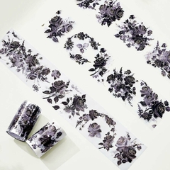 Rose Noir FOIL - Bucle 100 CM - PET - The Washi Tape Shop - comprar online