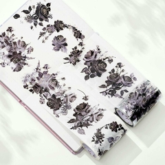 Rose Noir FOIL - Bucle 100 CM - PET - The Washi Tape Shop - tienda online