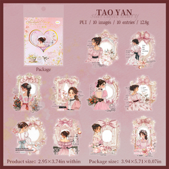 Diary Series Vintage Girls - Stickers PET - tienda online