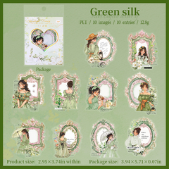 Diary Series Vintage Girls - Stickers PET en internet