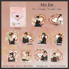 Diary Series Vintage Girls - Stickers PET