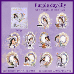 Imagen de Diary Series Vintage Girls - Stickers PET