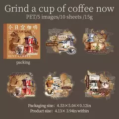 Stickers Today's Sutaible Coffee - Washis by Ruthy