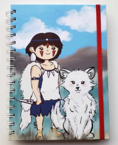 Caderno A5 Princesa Mononoke