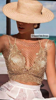 CROPPED TELA STRASS na internet