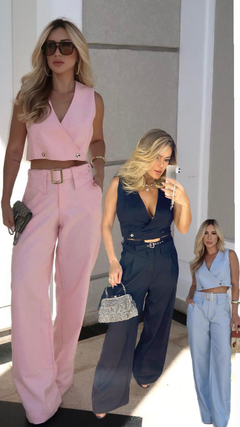 Imagem do Conjunto Cropped e calça