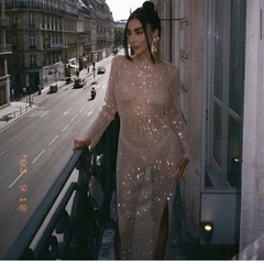 VESTIDO LONGO STRASS