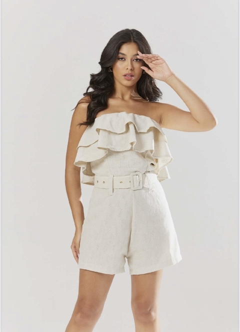 MACACÃO CURTO BABADOS - comprar online