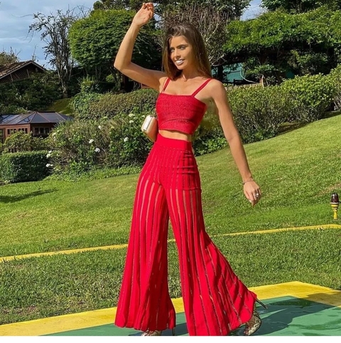 CALÇA TRICÔ PANTALONA