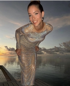 VESTIDO LONGO STRASS - loja online