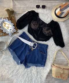CROPPED em Renda - comprar online