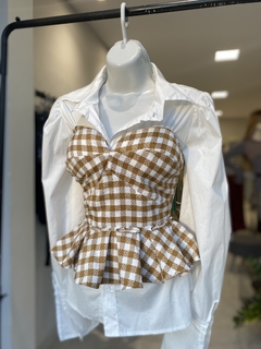 CROPPED XADREZ - comprar online