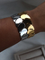 Bracelete Inox Lethicia- Silver - Agradarte Semijoias