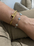 Bracelete Inox Prego Inpiração- Dourado - loja online