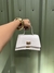 Bolsa Zoe White Lizard