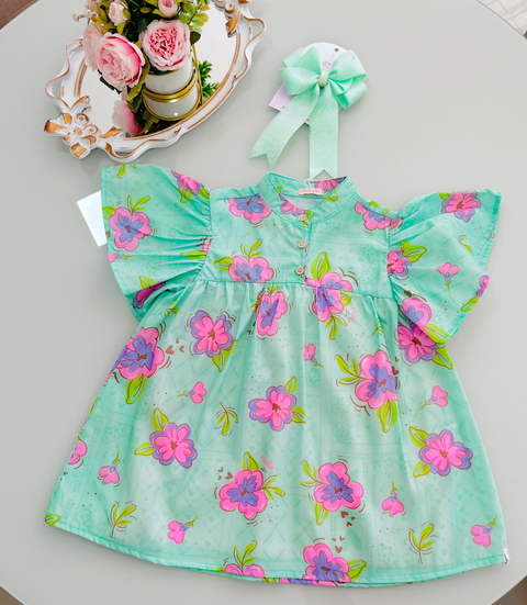 Vestido Floral Verde