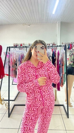 pijama coração