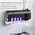 Porta escova de dente com Ultra violeta e dispenser de pasta de dente - Dl imports