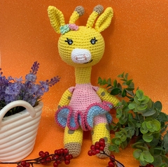 Girafa Ciça ou Tadeu - Fofinho de Crochê