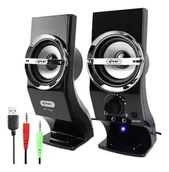 Mini Caixa de Som para PC/Notebook 12W KP-7024 - Knup - Insane Electronics