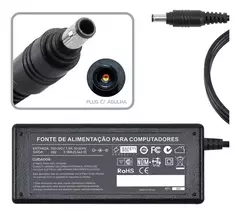 Fonte Carregador para Notebook Samsung 19V 3.16A 3.0x1.1mm KP-SG60A - Knup - comprar online