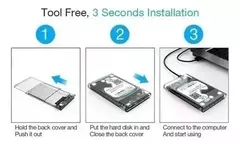 Case para HD Sata 2.5'' USB 3.0 Externo KP-HD012 - Knup - Insane Electronics