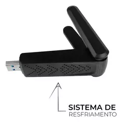 Adaptador Wireless USB 1300Mbps KP-AW162 - Knup - loja online
