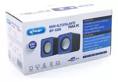 Caixa de Som para PC/Notebook 6W KP-609 - Knup na internet