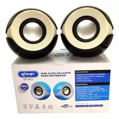 Caixa de Som para PC/Notebook KP-603 - Knup - Insane Electronics