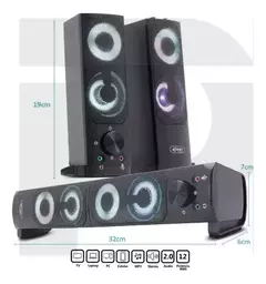 Caixa de Som para PC/Notebook 12W KP-6040 - Knup - comprar online