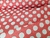 TNT Estampado Supper Poá Fundo Vermelho Bolas Brancas Metro